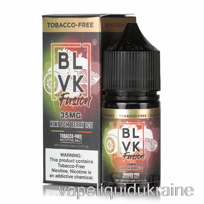 Vape Ukraine Kiwi Pom Berry ICE - BLVK Fusion Salts - 30mL 35mg